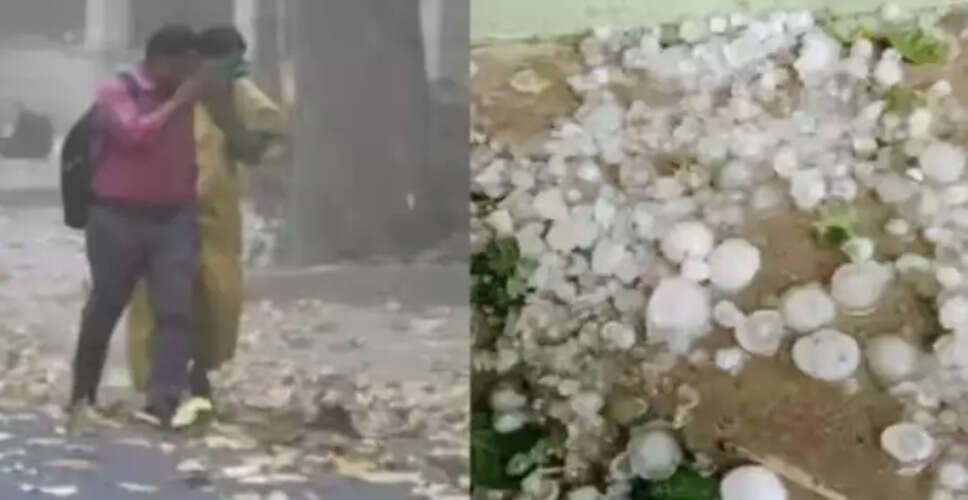 दिल्ली-एनसीआर में मौसम में अचानक बदलाव, आंधी और बूंदाबांदी