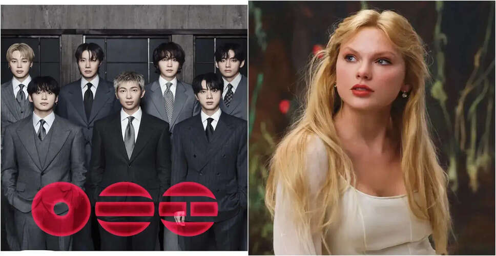 BTS का ARIRANG एल्बम बना नया रिकॉर्ड, टेलर स्विफ्ट को पछाड़ा