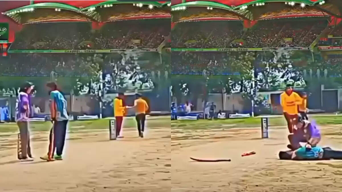क्रिकेट के मैदान पर छक्का मारते ही खिलाड़ी की अचानक मौत, वीडियो हुआ वायरल