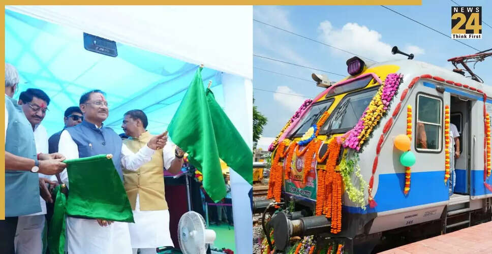छत्तीसगढ़ में नई MEMU ट्रेन सेवा का शुभारंभ, यात्रा में होगी सुविधा
