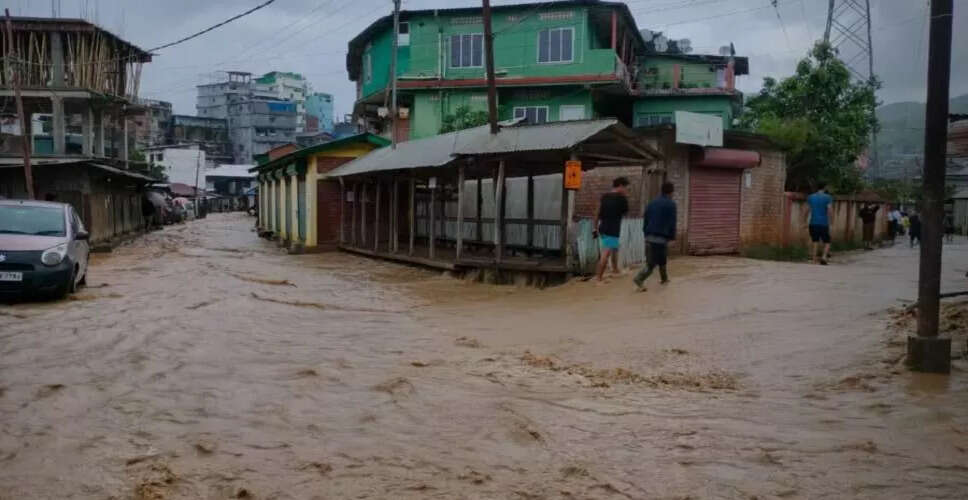मणिपुर में बाढ़ से तबाही: 3,802 लोग प्रभावित, 883 घर क्षतिग्रस्त
