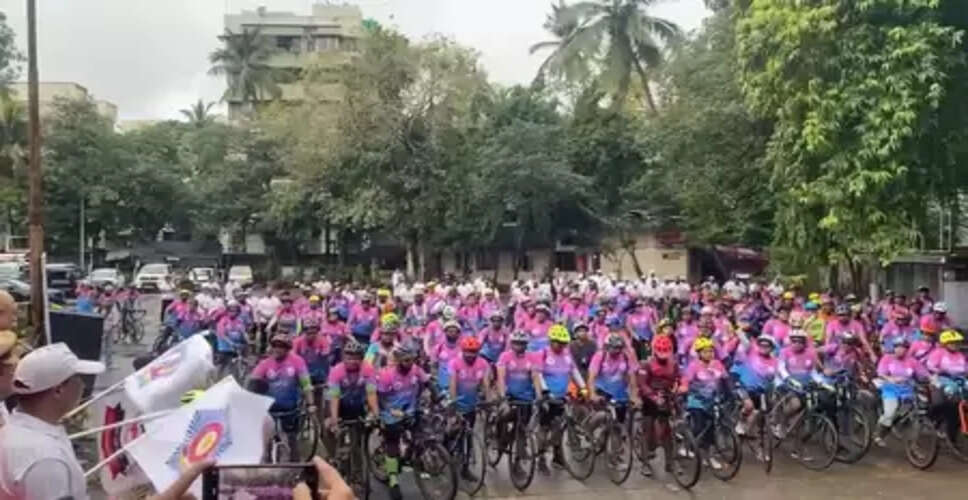 मुंबई ने नशे के खिलाफ छेड़ी मुहिम, 'ड्रग्स मुक्त भारत' संकल्प के साथ साइक्लोथॉन का आयोजन