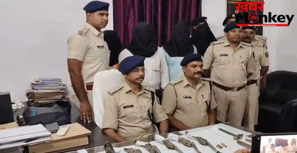 बख्तियारपुर में अवैध मिनी गन फैक्ट्री का भंडाफोड़, चार लोग गिरफ्तार