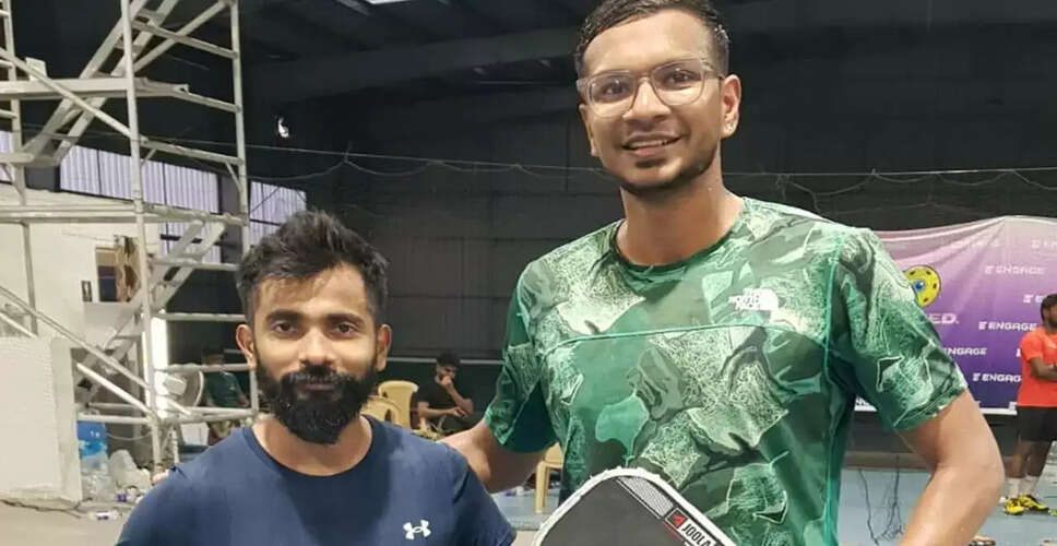 Dinked PWR 200: विष्णु चित्तन और आश्रिथ लोगन ने जीती डबल्स फाइनल