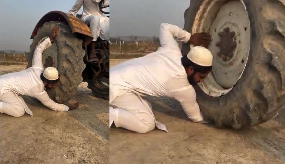 सोशल मीडिया पर खतरनाक ट्रैक्टर स्टंट का वीडियो हुआ वायरल