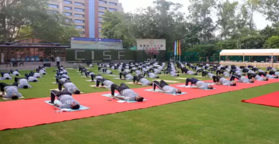 सीआईएसएफ ने योग कर दिया निरोग रहने का संदेश