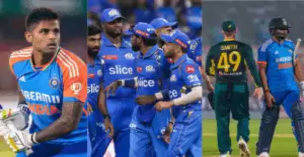 सूर्या की कप्तानी में ऑस्ट्रेलिया के खिलाफ 5 T20I के लिए 16 खिलाड़ियों का चयन