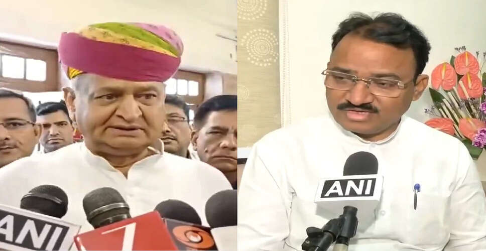 राजस्थान में आपातकाल पर विवाद: गहलोत और भजनलाल शर्मा के बयानों का टकराव