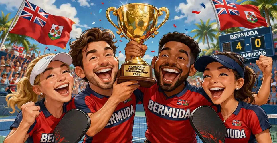 बर्मूडा ने कैरेबियन पिकलबॉल चैंपियनशिप में जीती खिताब