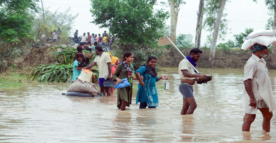 पंजाब में बाढ़ राहत के लिए सांसद ने 5 करोड़ रुपये का किया वादा