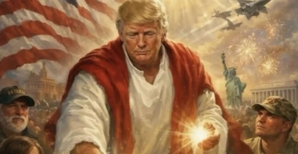 ट्रंप की विवादास्पद छवि ने धार्मिक और राजनीतिक बहस को जन्म दिया