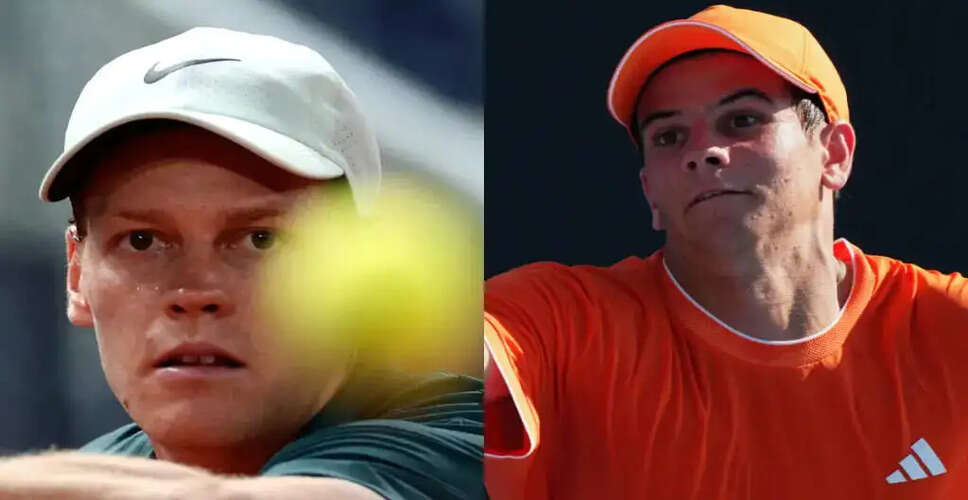 जन्निक सिन्नर ने राफेल जोदार को हराया, भविष्य के सितारे की तारीफ की