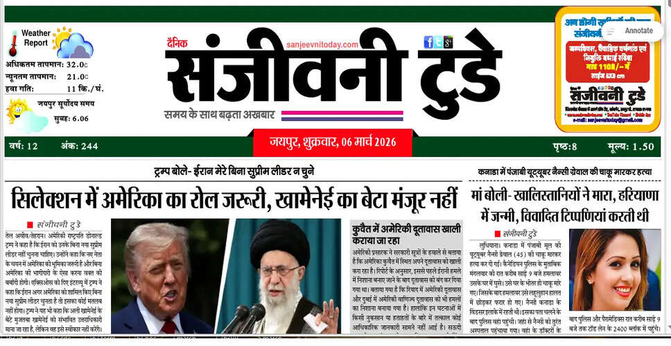 महत्वपूर्ण दस्तावेज़: 6 मार्च का पेपर