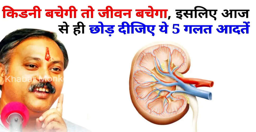 किडनी स्वास्थ्य को बनाए रखने के लिए 5 गलत आदतें छोड़ें