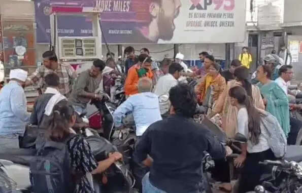 हरियाणा में पेट्रोल-डीजल की सप्लाई में संकट, पंपों पर बढ़ी भीड़