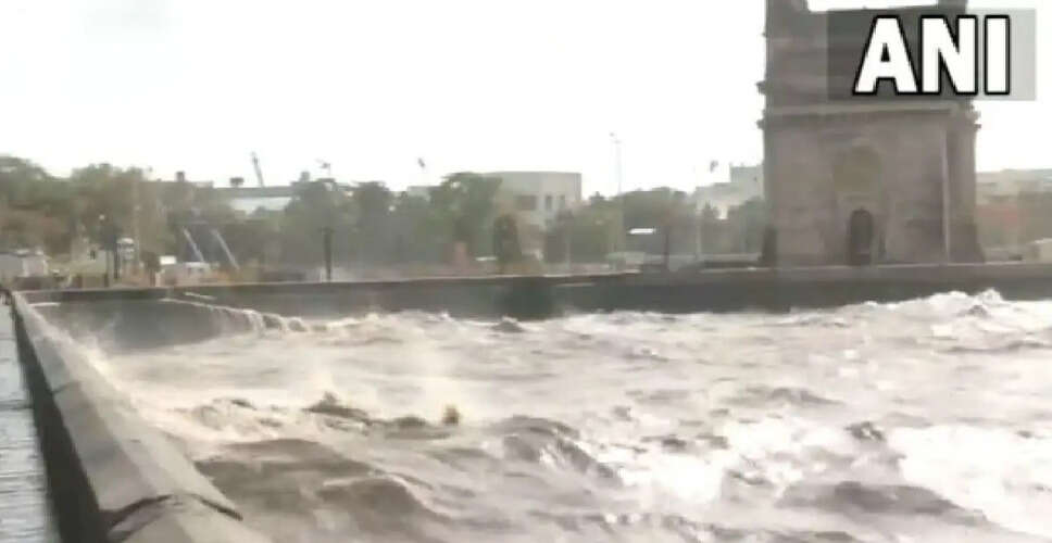 मुंबई में मानसून के दौरान 24 बार ऊंची लहरों की चेतावनी