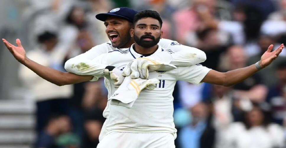 मोहम्मद सिराज का हैदराबाद में भव्य स्वागत, इंग्लैंड के खिलाफ शानदार प्रदर्शन