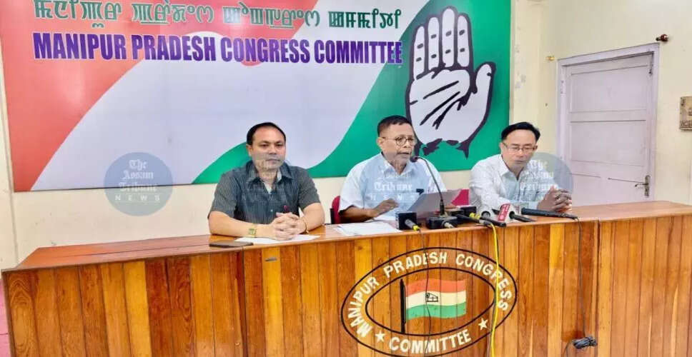 मणिपुर कांग्रेस ने सरकार पर IDPs के लिए धन के दुरुपयोग का आरोप लगाया