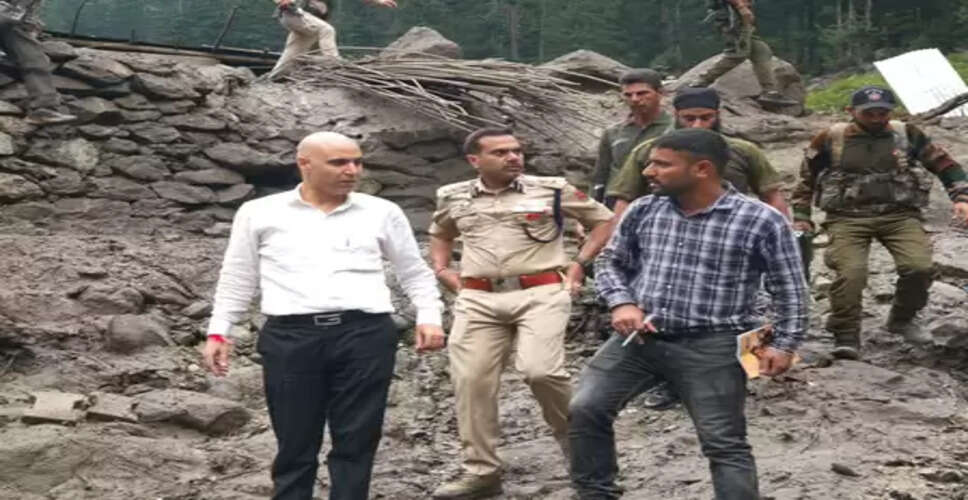 किश्तवाड़ में बादल फटने के 4 दिन बाद भी राहत और बचाव कार्य जारी