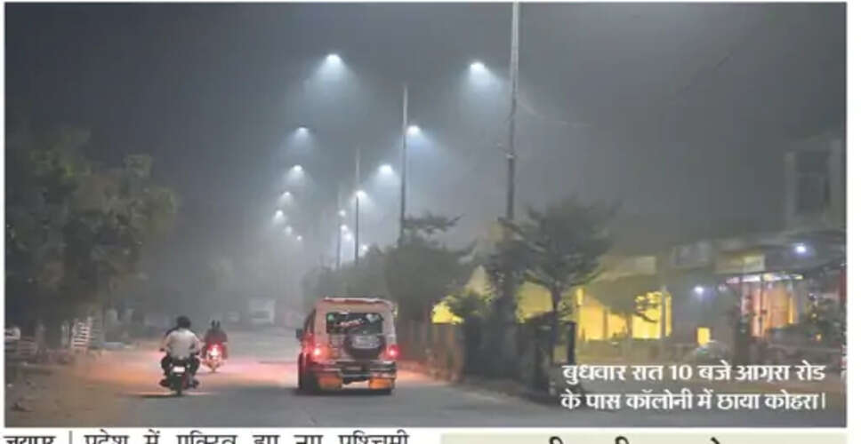 2026 की शुरुआत में उत्तर भारत में मौसम में बदलाव