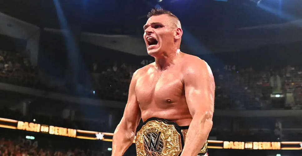 गंथर की रेसलमेनिया 42 में संभावित चुनौती