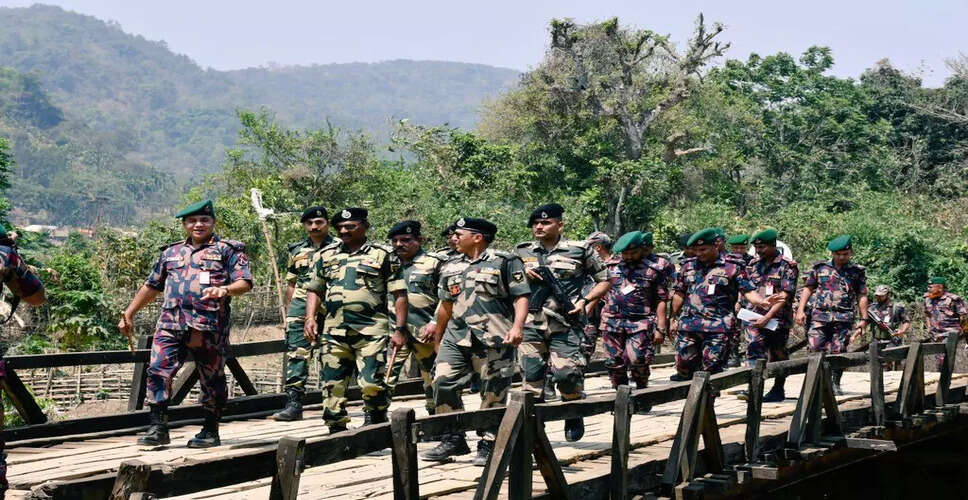 भारत और बांग्लादेश के बीच सीमा वार्ता का आयोजन
