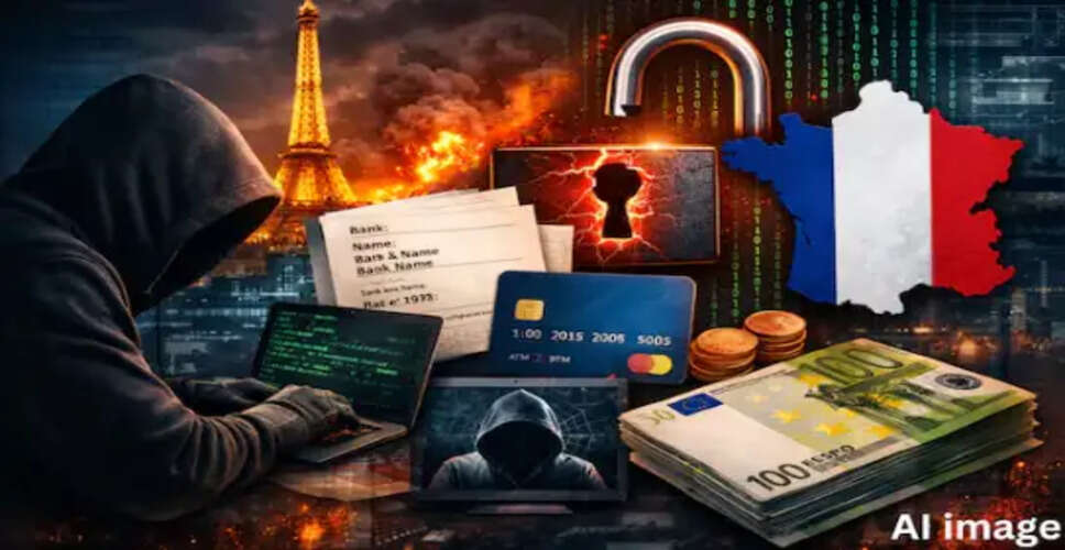 फ्रांस में डेटा हैकिंग: 12 लाख बैंक खातों की जानकारी चोरी