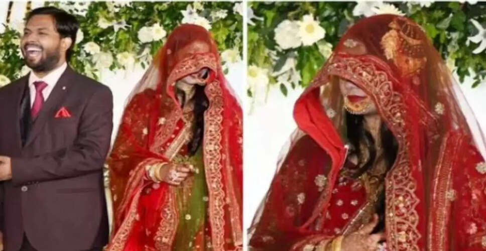 Khan Sir की शादी में गहनों से सजी दुल्हन ने पहना लाल घूंघट