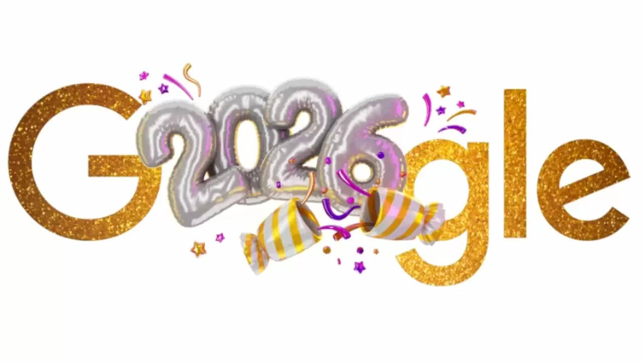 गूगल का नया डूडल: नए साल का जश्न पार्टी स्टाइल में