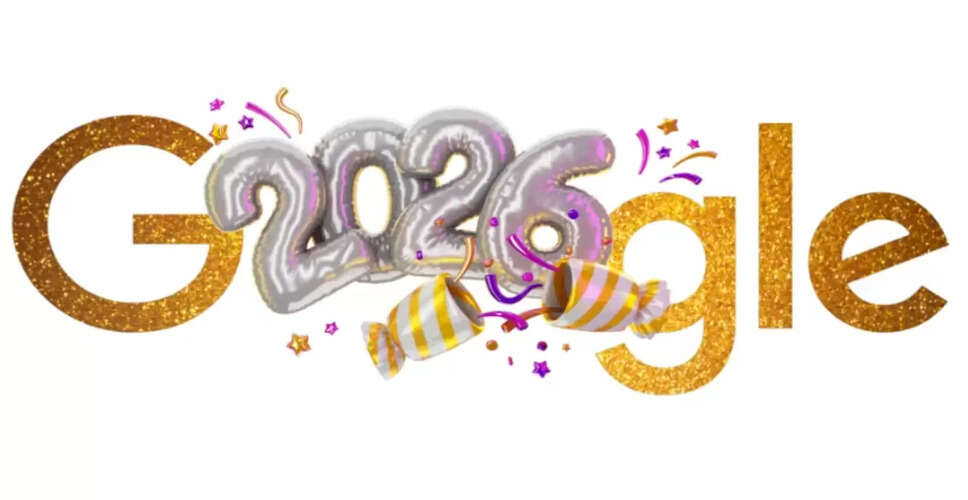 गूगल का नया डूडल: नए साल का जश्न पार्टी स्टाइल में