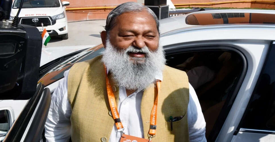 हरियाणा के मुख्यमंत्री ने अनिल विज के स्वास्थ्य की जानकारी ली
