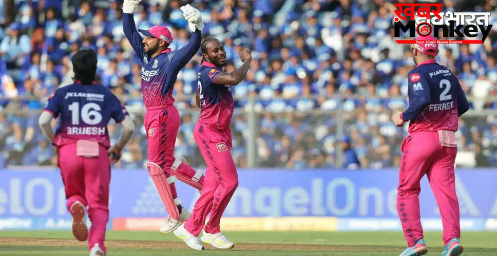 राजस्थान रॉयल्स ने मुंबई इंडियंस को हराकर IPL 2026 के प्लेऑफ में बनाई जगह