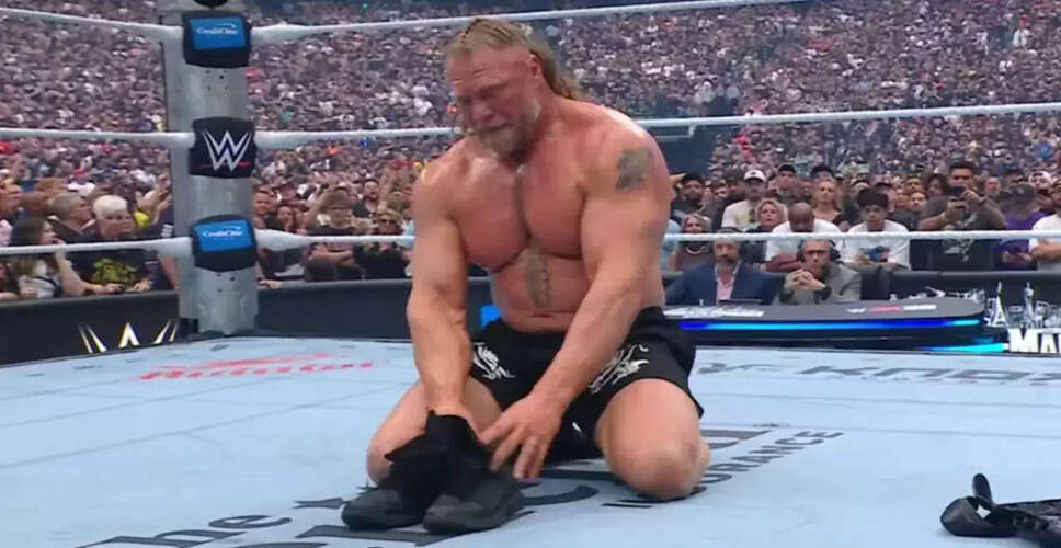 Wrestlemania 42: ब्रॉक लेसनर ने रिटायरमेंट के संकेत दिए