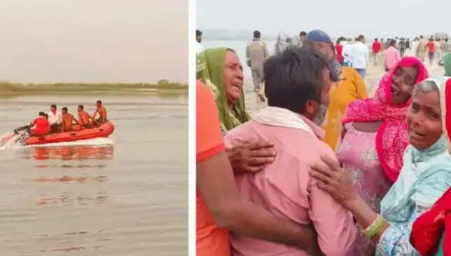 हस्तिनापुर में चार भाइयों की गंगा में डूबने से हुई मौत, गांव में शोक का माहौल