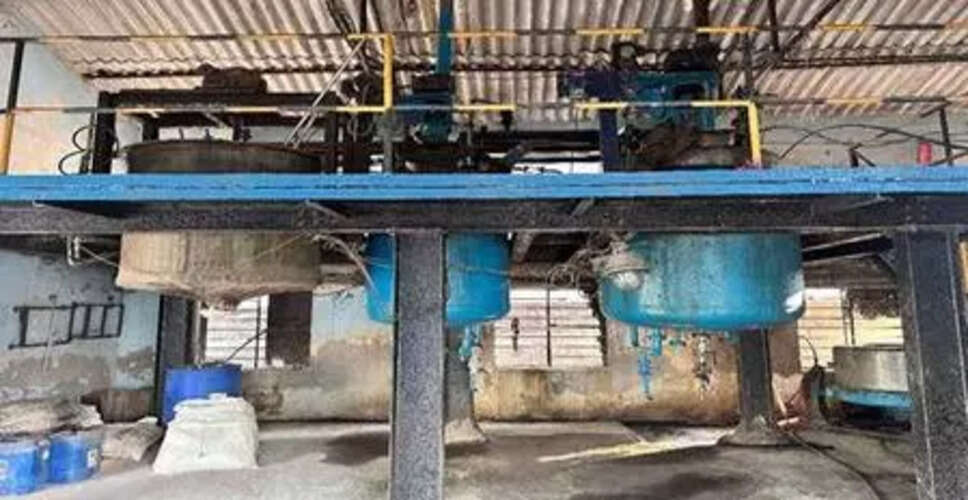 आंध्र प्रदेश में अल्प्राजोलम उत्पादन का भंडाफोड़, 237 किलोग्राम जब्त