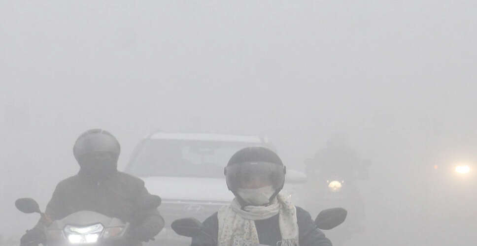 राजस्थान में कड़ाके की सर्दी और घने कोहरे का असर