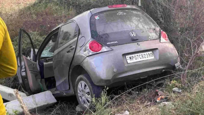 मध्य प्रदेश में सड़क दुर्घटनाओं में छह लोगों की जान गई