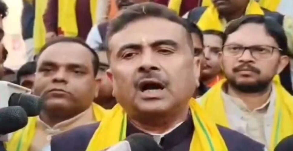 भाजपा नेता सुवेंदु अधिकारी का दावा: तृणमूल कांग्रेस बनेगी विपक्षी दल