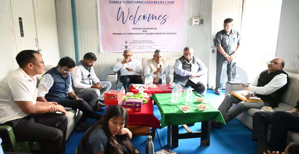 मणिपुर हिंसा की जांच के लिए आयोग की तीन दिवसीय यात्रा
