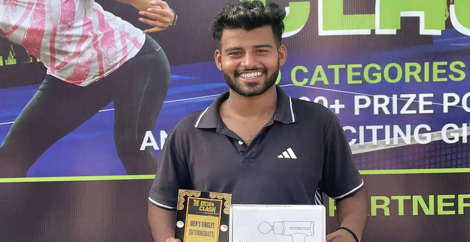 युवराज सिंह ने द किचन क्लैश में जीती पुरुषों की इंटरमीडिएट सिंगल्स खिताब
