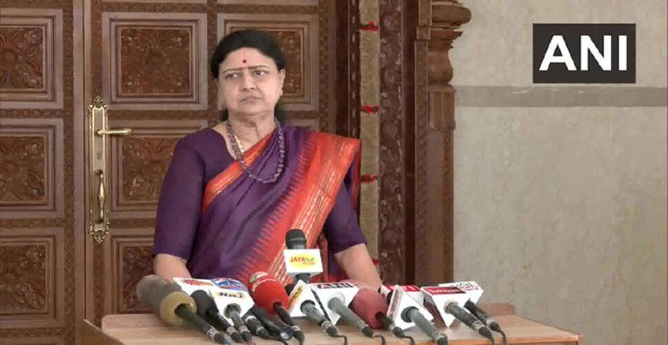 शशिकला ने अन्नाद्रमुक में एकता का आह्वान किया