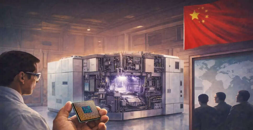 चीन का नया चिप निर्माण प्रोजेक्ट: एडवांस मशीन का सफल प्रोटोटाइप