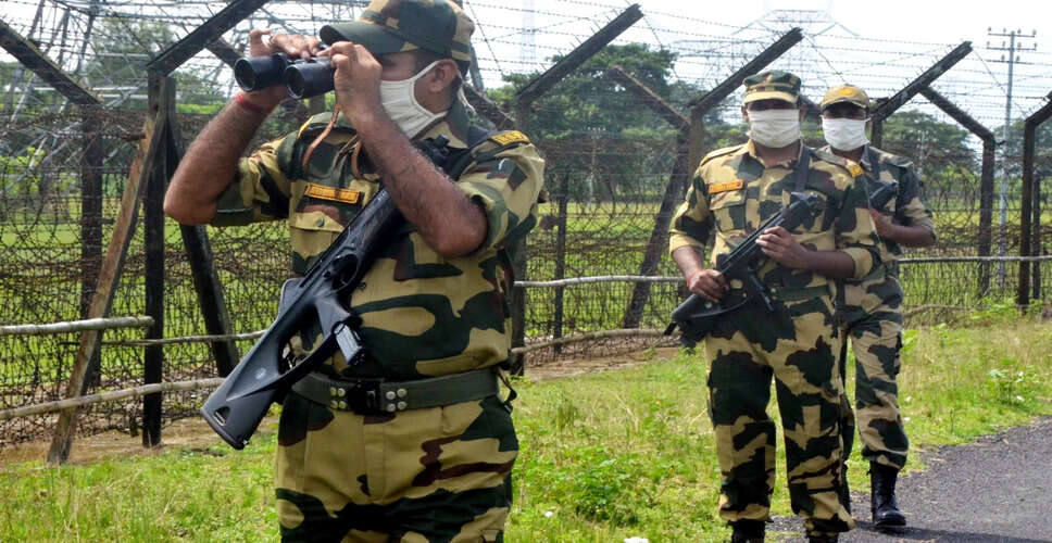 त्रिपुरा में बीएसएफ पर मवेशी तस्करों का हमला, पांच जवान घायल