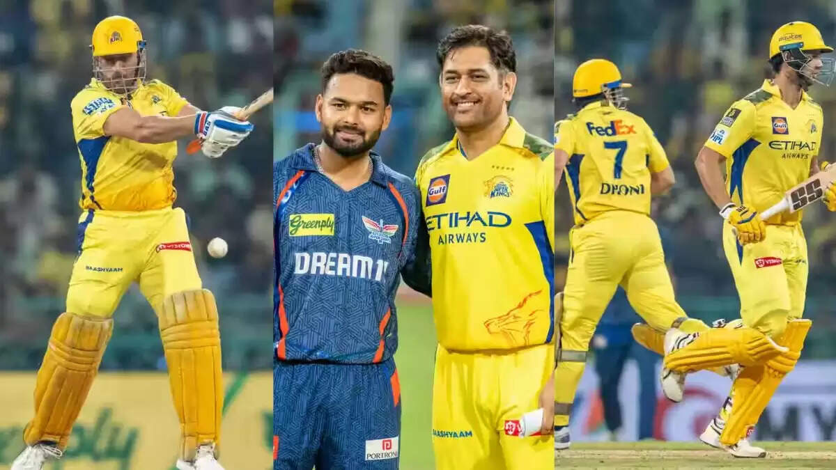 धोनी और दुबे की जोड़ी ने लखनऊ को दी हार, चेन्नई ने 5 विकेट से जीता मुकाबला