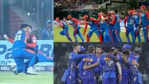 दिल्ली कैपिटल्स और मुंबई इंडियंस के मैच में खिलाड़ियों के बीच भयंकर टकराव