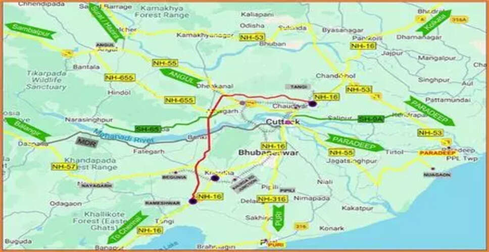 ओडिशा में छह-लेन रिंग रोड निर्माण को मिली मंजूरी