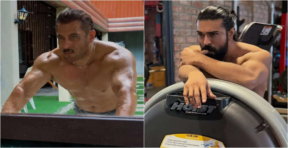 राम चरण की फिटनेस यात्रा: सलमान खान की छवि में