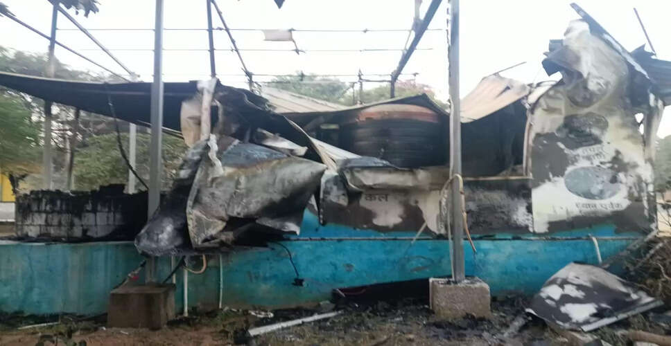 जगन्नाथपुरा में नांदी सामुदायिक जल केंद्र में आग, ग्रामीणों को हुई परेशानी