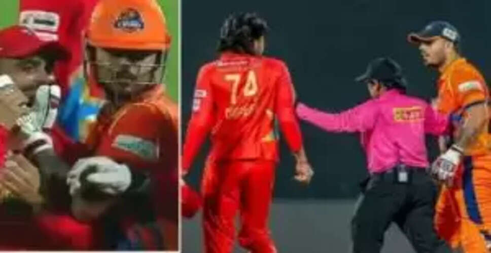 नीतीश राणा और दिग्वेश राठी के बीच मैदान पर हुई झड़प