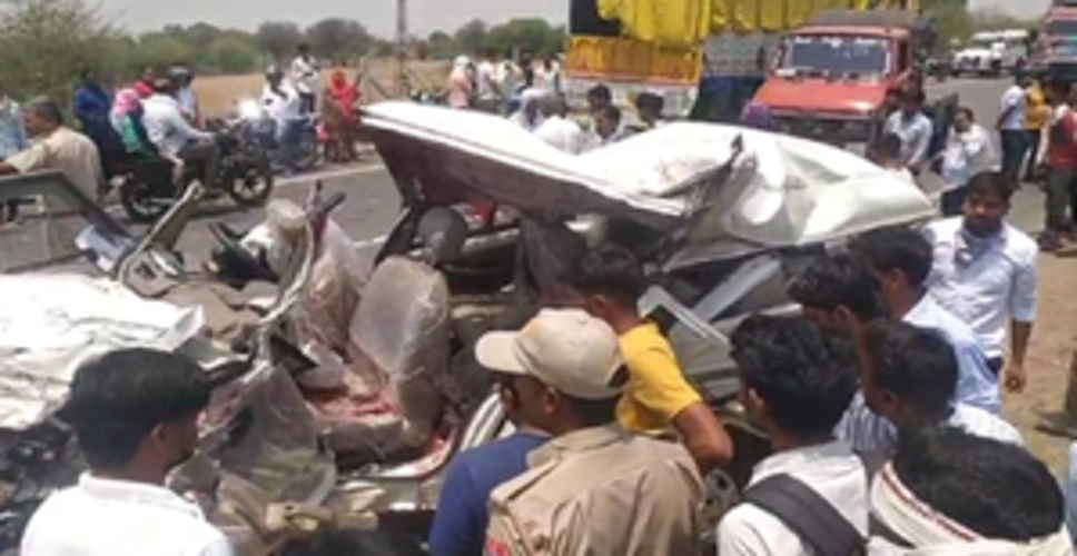 जयपुर के जमवा रामगढ़ में दर्दनाक हादसा, चार की मौत, 9 घायल